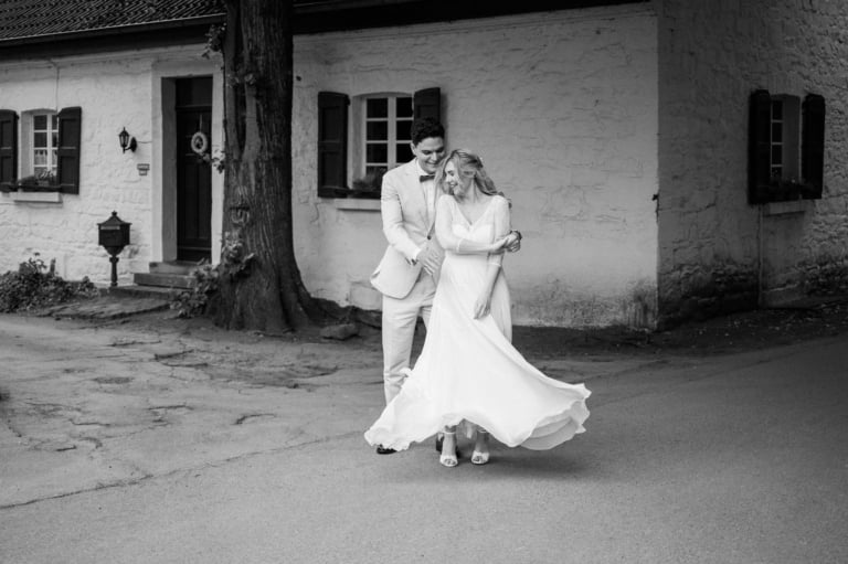 After Wedding Shooting mit Babybauch bei Schloss Linnep in Ratingen by photoart hübner 16