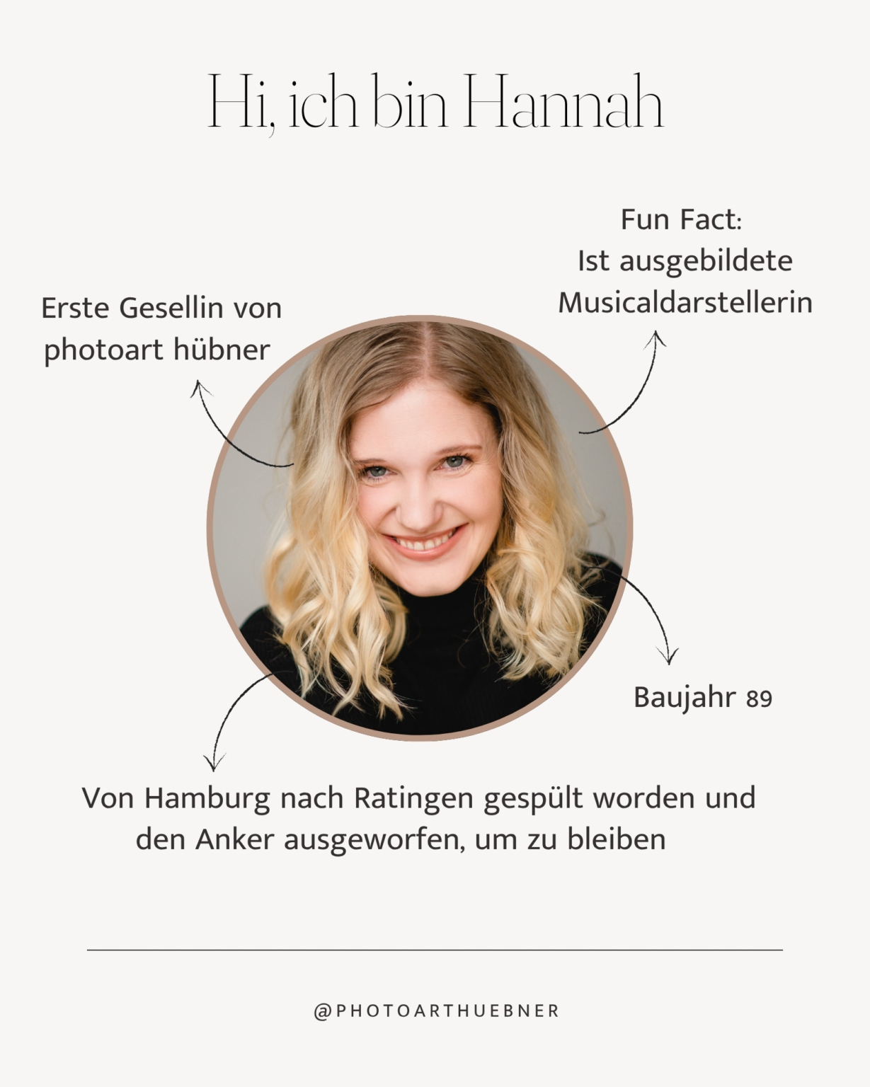Fotografenvorstellung photoart hübner - Hannah Hilger - Facts