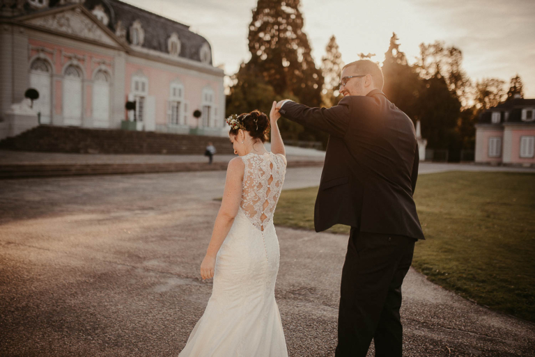 Hochzeit Schloss Benrath in Düssledorf stilvolle Hochzeitsfotos duch Deinen Hochzeitsfotograf photoart hübner 43