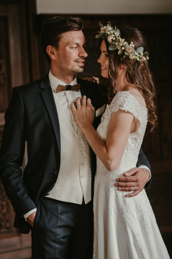 Hochzeits Inspirations Shooting âuf Schloss Linnep mit Pia und Marius von photoart hübner 16
