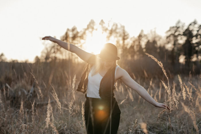 In Zeiten von Corona – Hannah und ich spontanes Portät Shooting im Wald 32