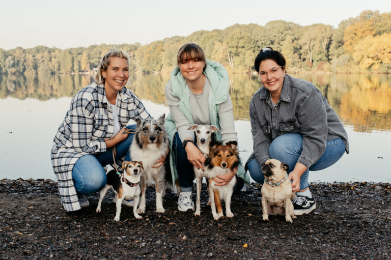 Outdoor Shooting mit der Hundebande im Wald 06