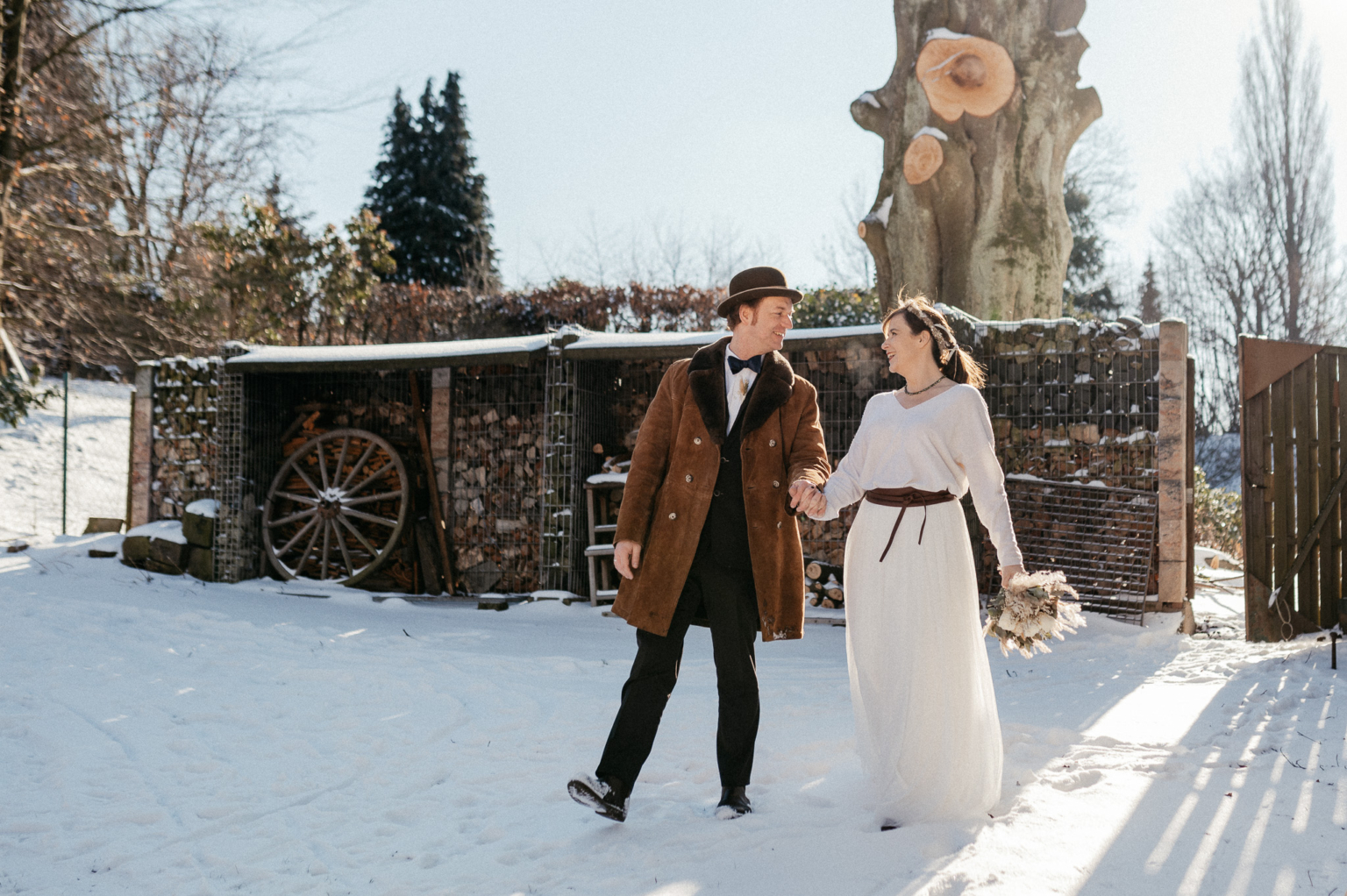 Winter Wonderland Hochzeit mit Nina und Kai